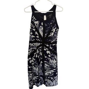 R &M Richards Dress Navy White Patterned Tank Womans 14